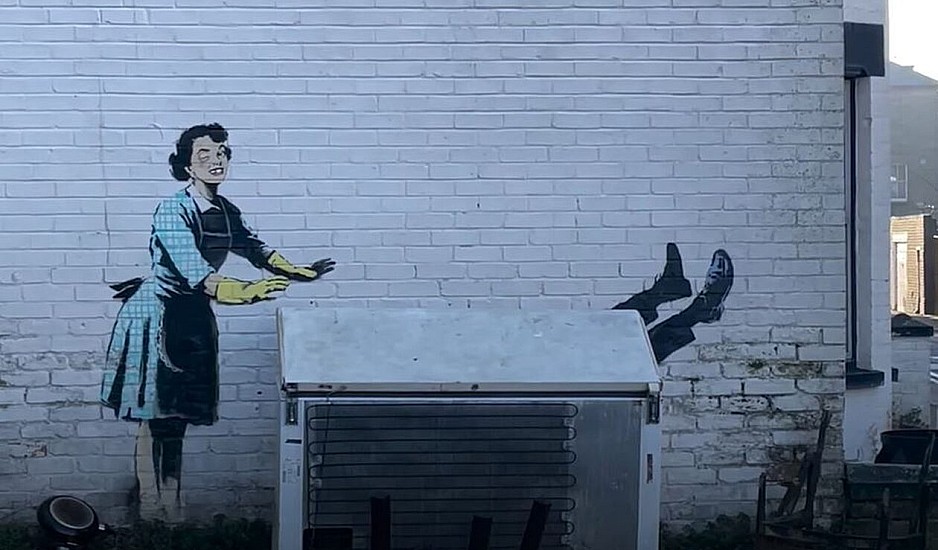 Banksy: Το έργο γροθιά στο στομάχι την Ημέρα του Αγίου Βαλεντίνου – Γιατί το αφαίρεσαν